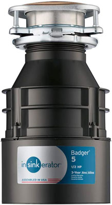 1.InSinkErator garbage disposal with quick-lock