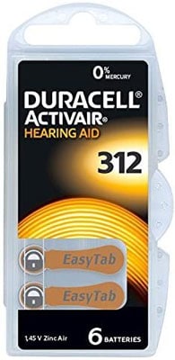 1. Duracell Hearing Aid Batteries, 60 Count (Pack of 1)