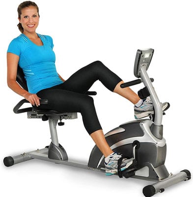 2. EXERPEUTIC Adjustable Height Recumbent Bikes