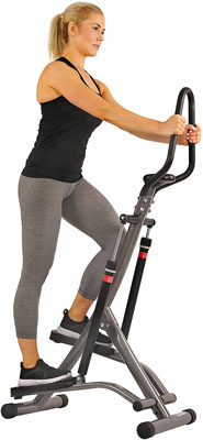 2. Sunny Health Stair Climber Machine with LCD