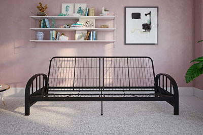 1. DHP Store metal black futon frame
