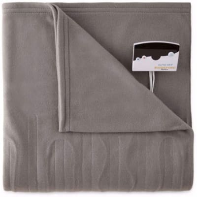 Biddeford Blankets Fleece Grey Blanket