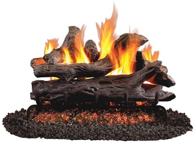 2. Peterson Real Fyre Charred Oak Stack Gas Logs