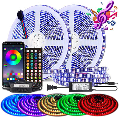 9. BIHRTC Waterproof LED Strip Lights