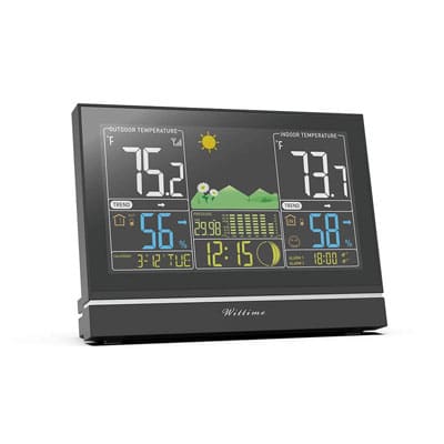6. Wittime Outdoor Indoor Thermometer - Best Home Weather Stations