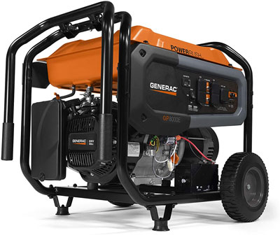 10. Generac GP8000E Portable Generator