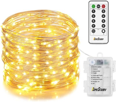2. Homestaryy Wateproof Rope Light
