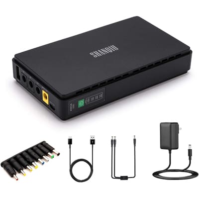 5. Shanqiu mini UPS battery backup