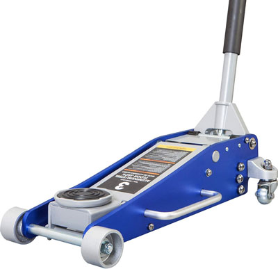 10. TCE Aluminum Floor Jack with Dual Pump - Best Aluminum Floor Jacks
