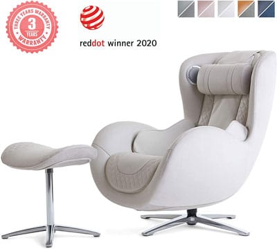 10. Nouhaus White Massage Chair