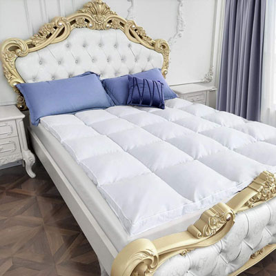 10. DOWNCOOL Extra Thick Mattress Pad - Best Mattress Toppers