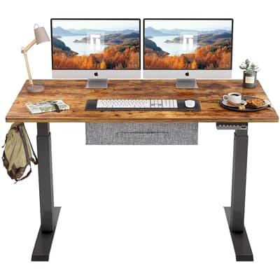 FEZIBO Adjustable Standing Desk with Storage