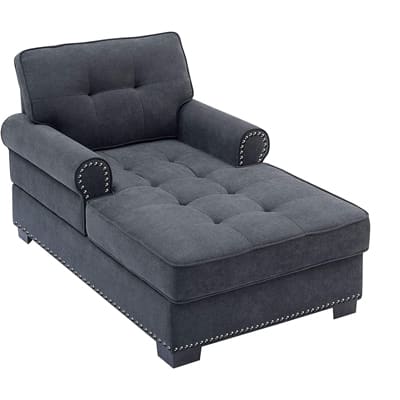 Poplarbox Velvet Sofa Recliner